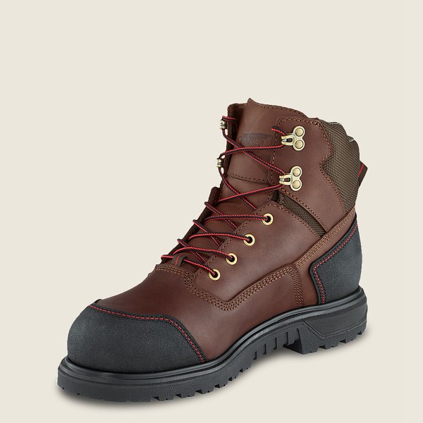 Red Wing Work Boots Brnr Xp - 6-Inch Waterproof Soft Toe - Brune/Svart - Herre 7809-WCTKQ